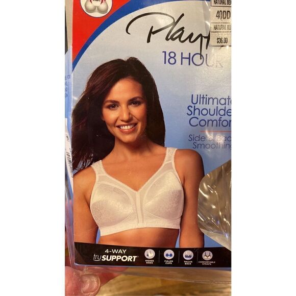 Playtex 18 Hour 4693 Wirefree Bra - Picture 3 of 10